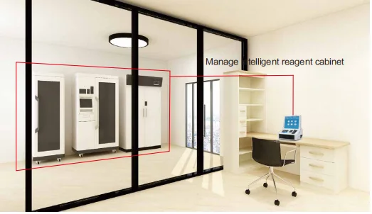Manage intelligent reagent cabinet